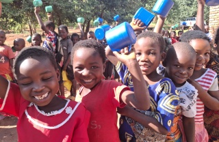 Children in school in Malawi